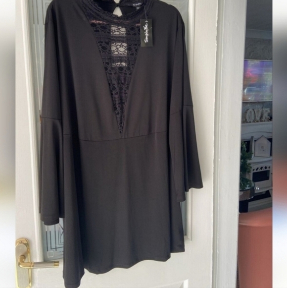 🍂🍁NWT ASOS SIMPLY BE plus size dress size 16 - Picture 1 of 7